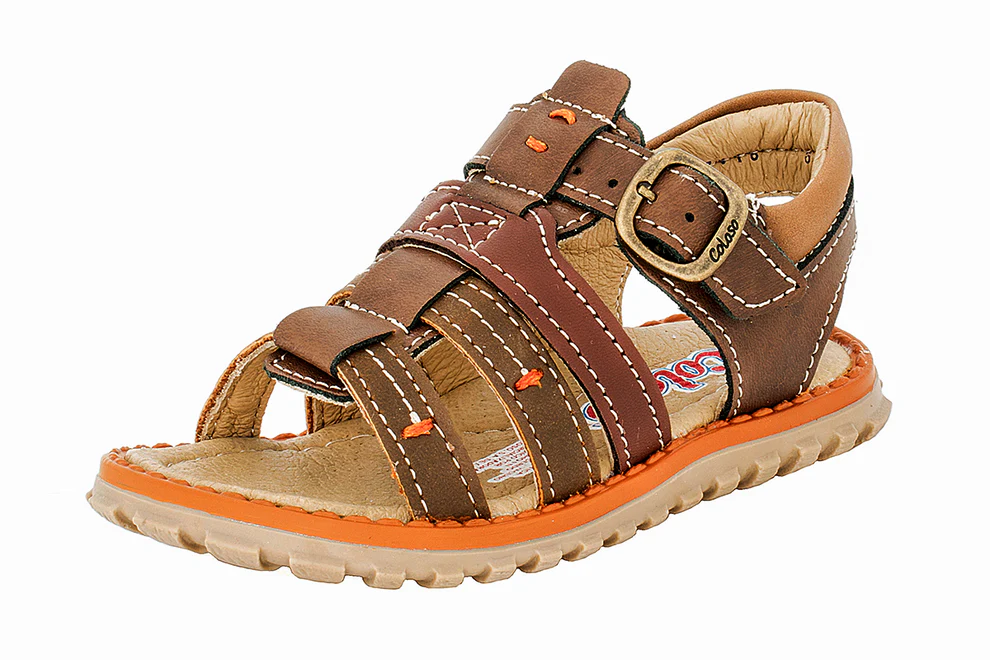 Sandalia 652001 Piel Café Niño