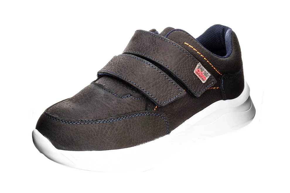 Tenis 680102 Casual Piel Marino Niño