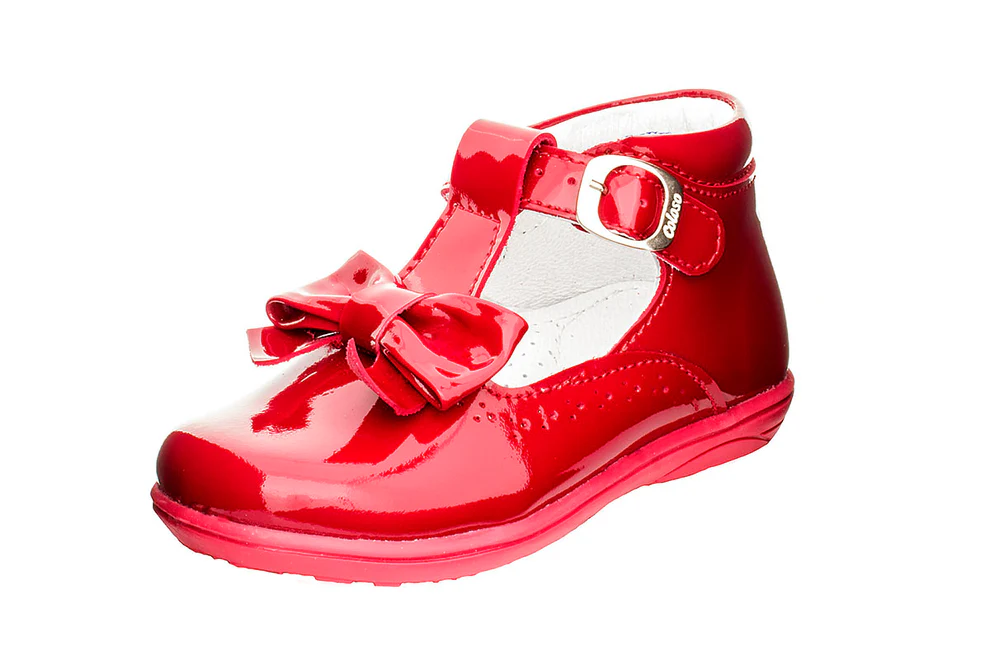 Botita 98305 Charol Rojo Niña