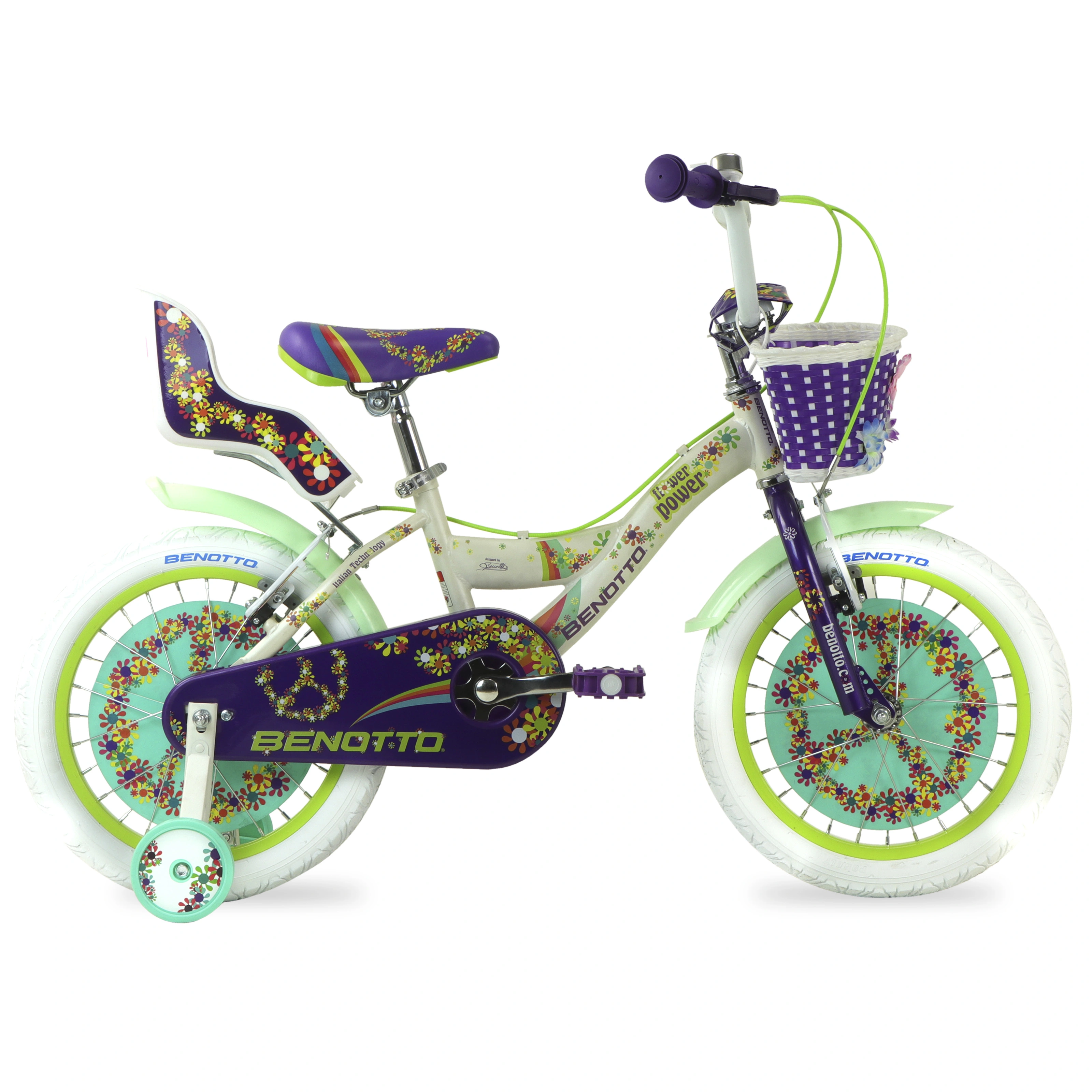 Bicicleta BENOTTO BMX FLOWER POWER R16